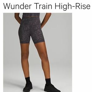 Lululemon Wunder Train High Rise Short 6"
